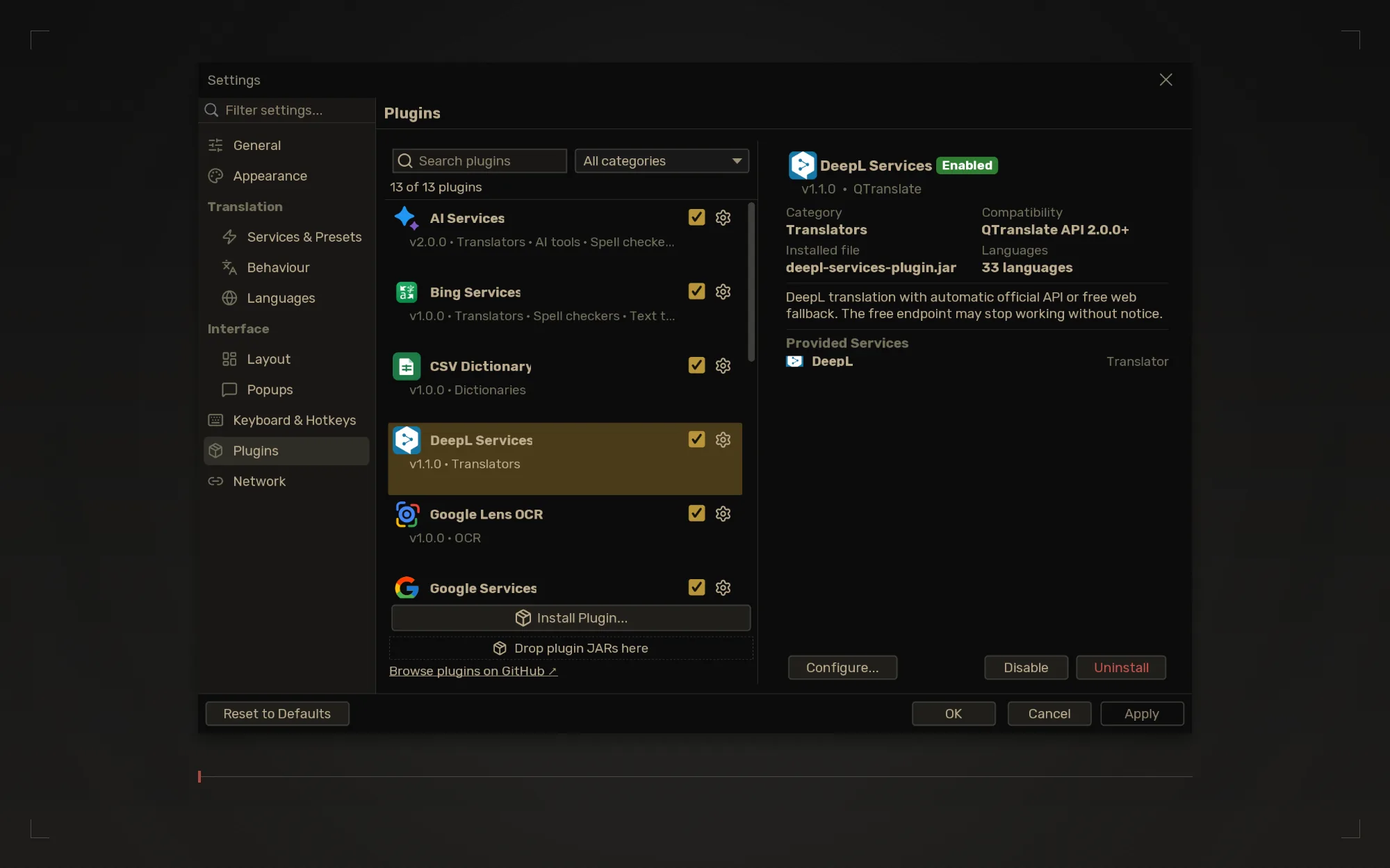 Plugins